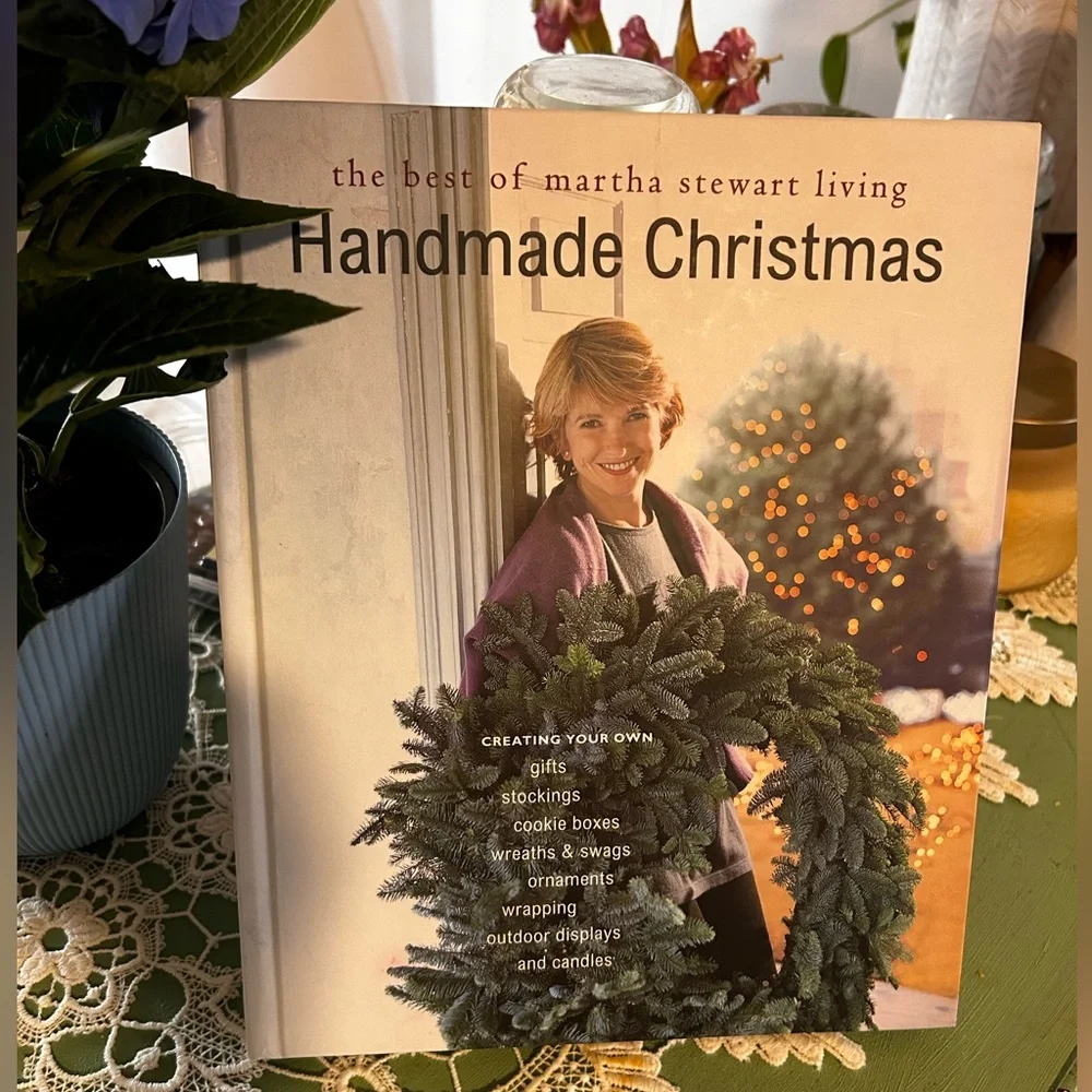 Martha Stewart Vintage Hardcover Book Handmade Christmas Craft Book Holiday